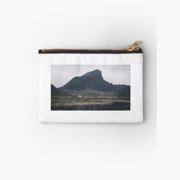 Item preview, Small house in front of Icelandic mountain designed and sold by Hazmus.