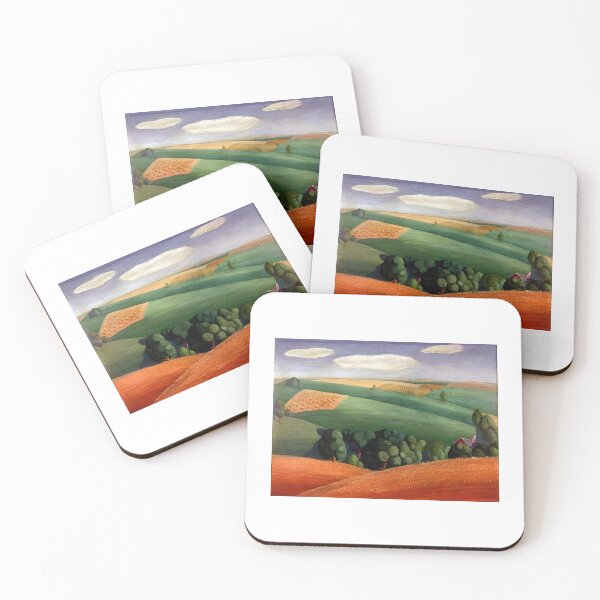 Item preview, Grant Wood  Landscape Farm designed and sold by TeeARTHY.