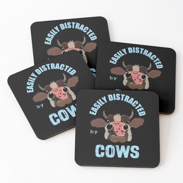 Item preview, Easily Distracted by Cows designed and sold by Zurickdesigns.