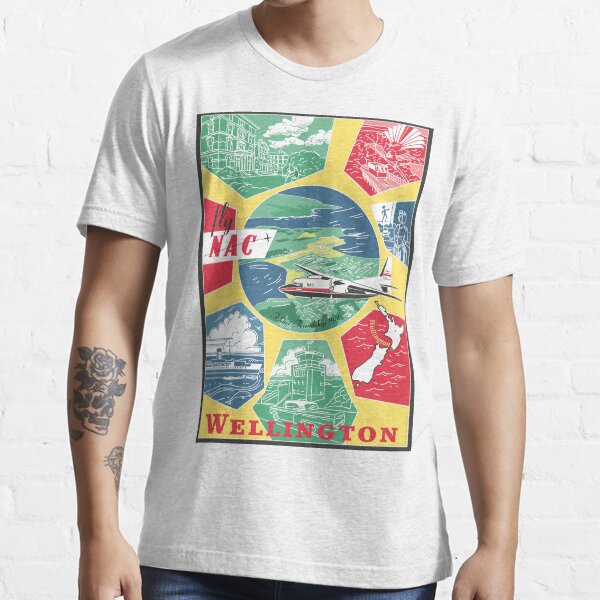 "Wellington, New Zealand NAC" Tshirt for Sale by contourcreative