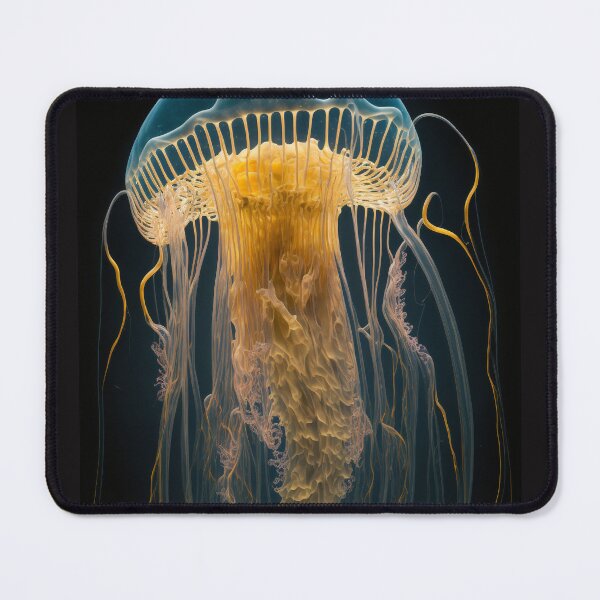Item preview, Jellyfish Enchantment: A mesmerizing display of oceanic art designed and sold by AstralArtisan.