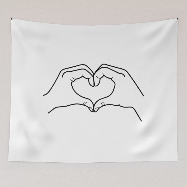 Item preview, heart, hand, hand heart, heart sign, sign, heart sign, symbol, gesture, love sign, heart shape, heart symbol,  designed and sold by Celebrationist.