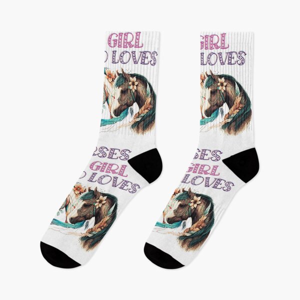 Item preview, Just A Girl Who Loves Jesus And Horses - Purple 3 Decorative Horses designed and sold by elisarasada.