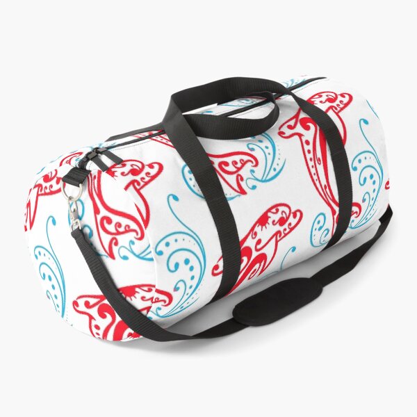 Item preview, id54-1 Red and Blue dolphin fish, cute dolphin fish, cute animals, warm blooded animals, sea creatures, dolphin pattern, dolphin image, human loving creatures, harmless creatures, useful animals designed and sold by bcbutika.