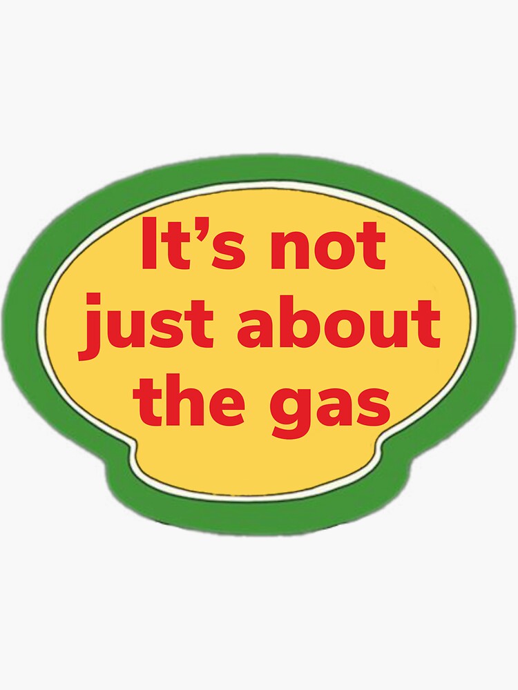 "Corner Gas it’s not just about the gas" Sticker for Sale by shaybosh