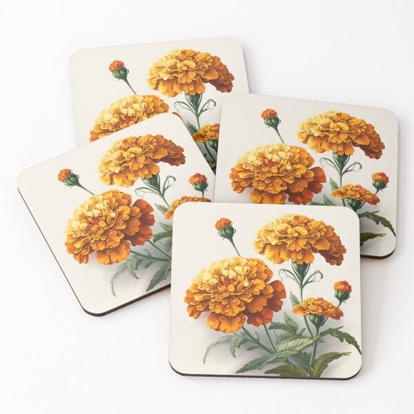 Item preview, Marigold Flowers  designed and sold by Vanover Designs.