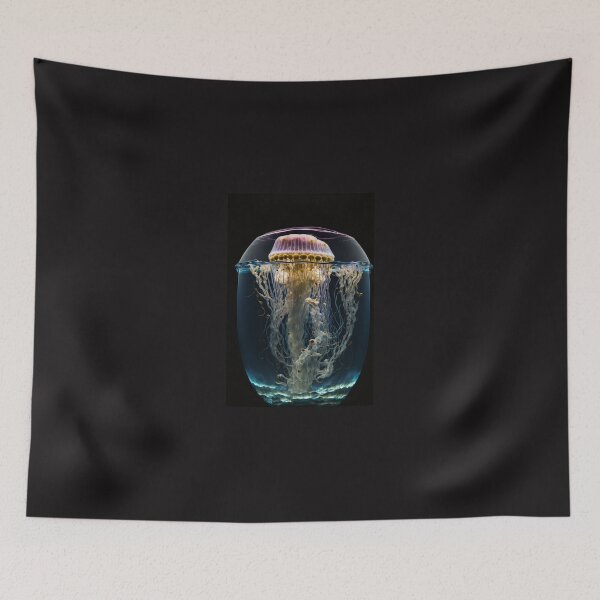 Item preview, Jellyfish Symphony: A harmonious display of oceanic beauty designed and sold by AstralArtisan.