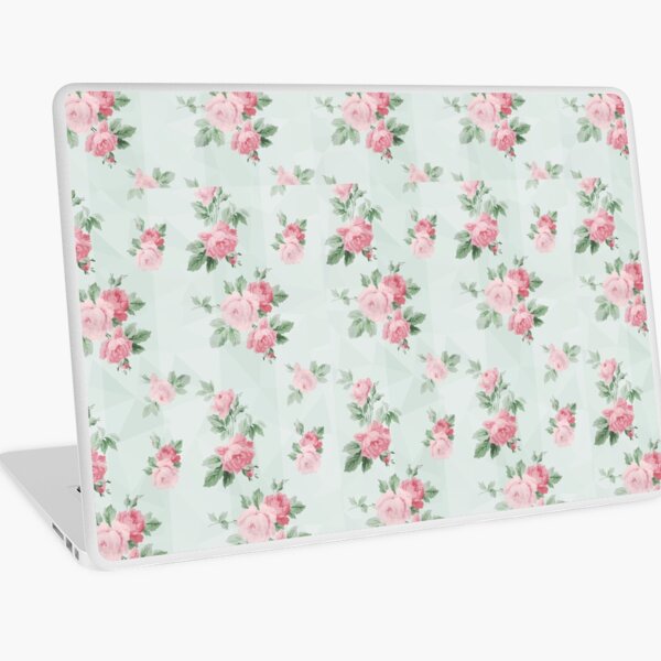 Item preview, Pink and Teal Shabby Chic Vintage Roses  designed and sold by BluePlanet.
