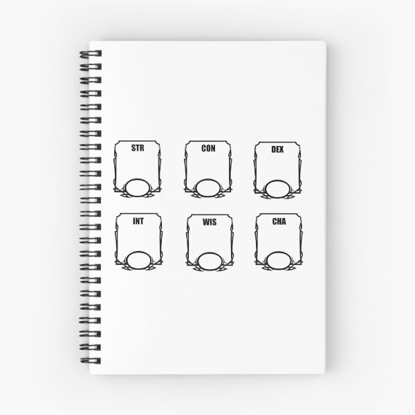 Item preview, D&D Six Main Stats designed and sold by Rose Davidson.