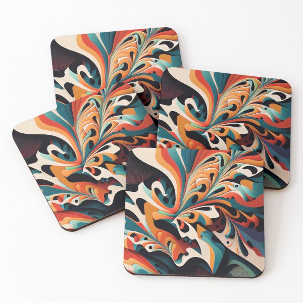 Item preview, Aesthetic Irregular Dynamic Australian Pattern Digital Painting designed and sold by CodeAndColors.