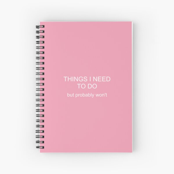 Vista previa del artículo con la obra «Lista de tareas en rosa», diseñado y vendido por CoolYule.