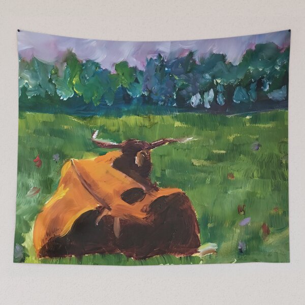 Item preview, Rolling Acres Cow designed and sold by Marilyn Hill.