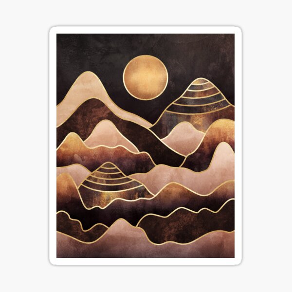 Item preview, Sunkissed Mountains designed and sold by Elisabeth Fredriksson.