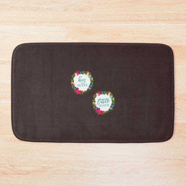 Item preview, Big Sister Little Sister Floral Wreath Stickers designed and sold by EmmanuelAndrew.