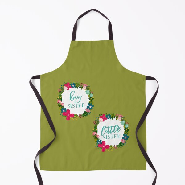 Item preview, Big Sister Little Sister Floral Wreath Stickers designed and sold by EmmanuelAndrew.