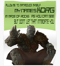 KORG Allow Me To Introduce Myself Poster