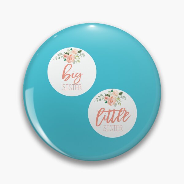 Item preview, Big Sister Little Sister Rose White and Coral Sticker designed and sold by EmmanuelAndrew.