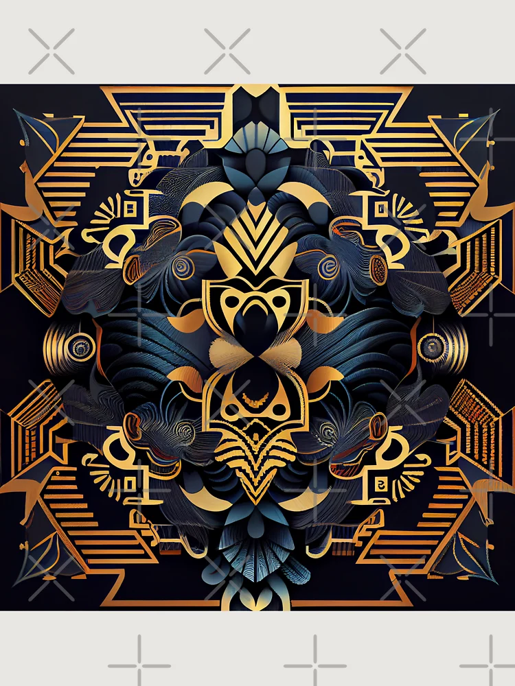 Thumbnail 6 von 6, Premium Oversized Pullover, Futuristic Asian Pattern Digital Painting designt und verkauft von CodeAndColors.