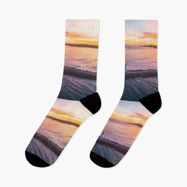 Item preview, Ocean Sunset Lighthouse, Beach Sunset designed and sold by newburyboutique.