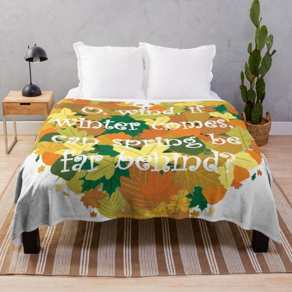 Item preview, O, wind, if winter comes, can spring be far behind designed and sold by Crafty-Hawk.
