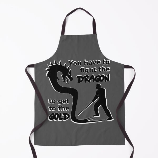 Item preview, You have to fight the Dragon to get to the Gold - Jordan Peterson designed and sold by JoanNinjaHen.