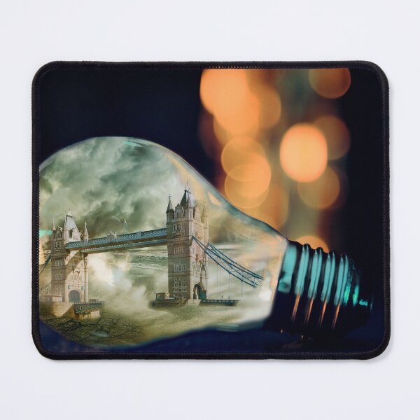 Item preview, London in a bulb wall art designed and sold by WeGotThat.