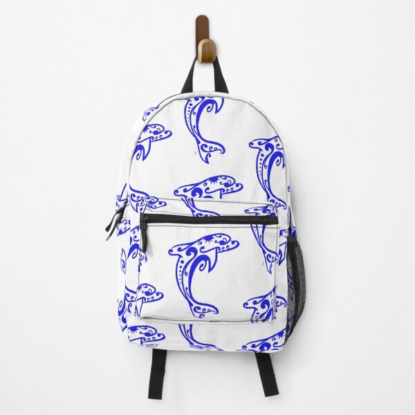 Item preview, id54-4 Blue and Navy dolphin fish, cute dolphin fish, cute animals, warm blooded animals, sea creatures, dolphin pattern, dolphin image, human loving creatures, harmless creatures, useful animals designed and sold by bcbutika.