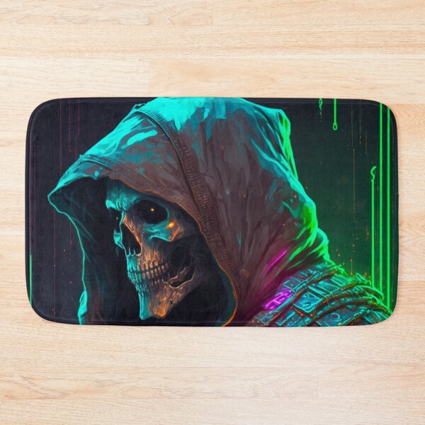 Item preview, Cyberpunk Grim Reaper designed and sold by ArtMadeByAI.