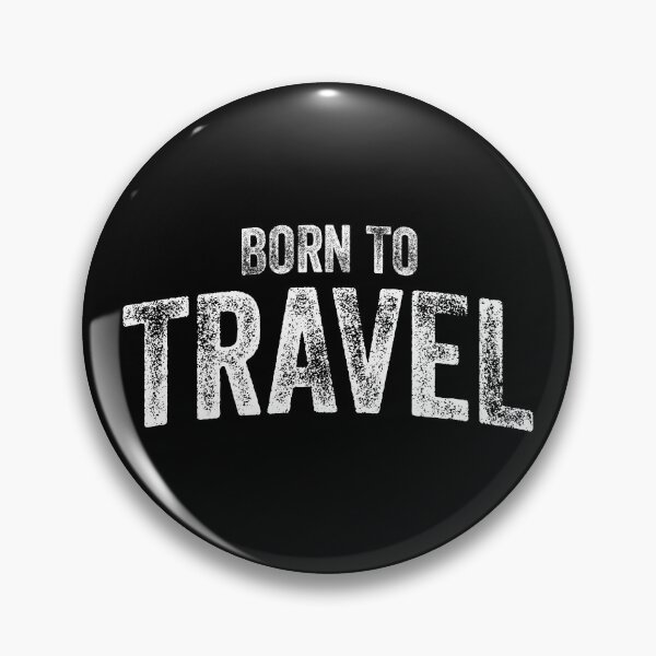 Item preview, Born To Travel (Big White Text) designed and sold by STUDIO-72.