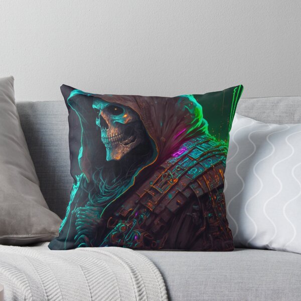 Item preview, Cyberpunk Grim Reaper designed and sold by ArtMadeByAI.