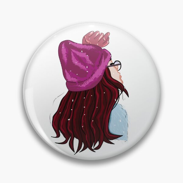 Item preview, La chica de dibujos animados, estilo anime de invierno. designed and sold by MariaTsy.