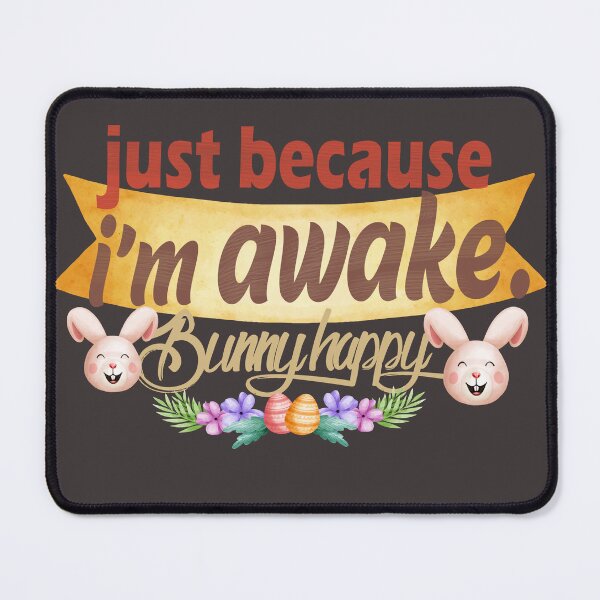 Item preview, Copy of just because i'm awake.bunny happy funny classic t-shirt designed and sold by Saisaye.