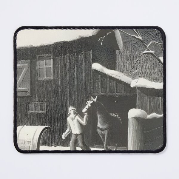 Item preview, Grant Wood Dec. Midnight designed and sold by TeeARTHY.