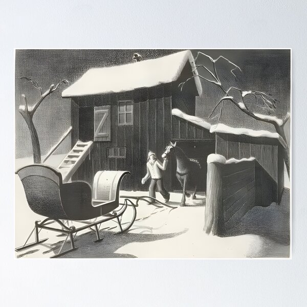 Item preview,  Grant Wood  Dec. Midnight designed and sold by TeeARTHY.