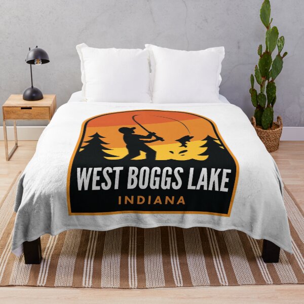 Item preview, West Boggs Lake Indiana Fishing designed and sold by HalpinDesign.