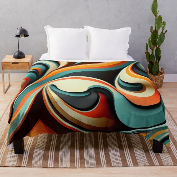 Artikelvorschau, Flat Fluid Brilliant Eclectic Pattern Digital Painting entworfen und verkauft von CodeAndColors.