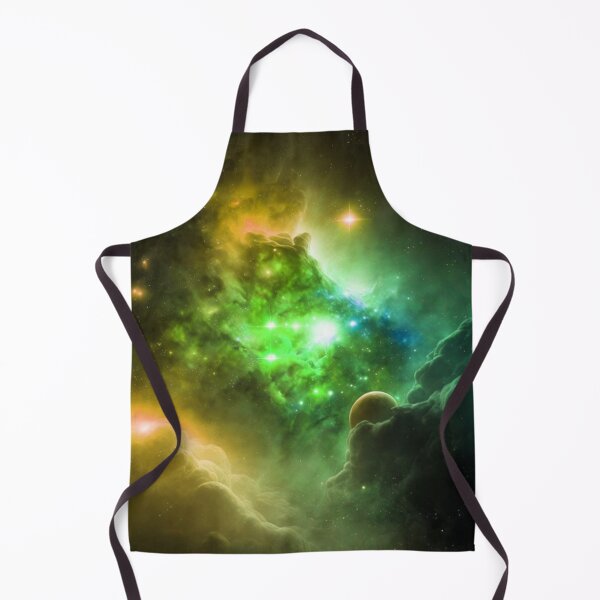 Item preview, Gold and Green Stars in Space designed and sold by Healio2.