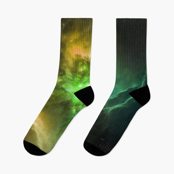 Item preview, Gold and Green Stars in Space designed and sold by Healio2.