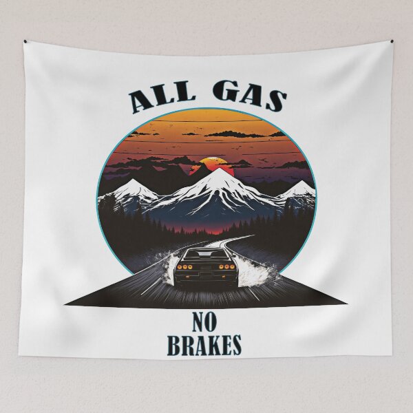 Item preview, All Gas, No Brakes - Car Lover's Artwork designed and sold by CaseHavenDesign.