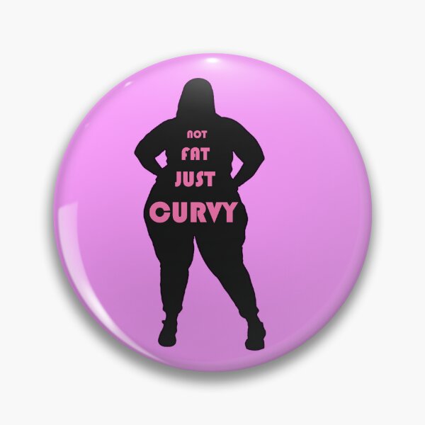 Item preview, NOT FAT JUST CURVY designed and sold by luckymando.