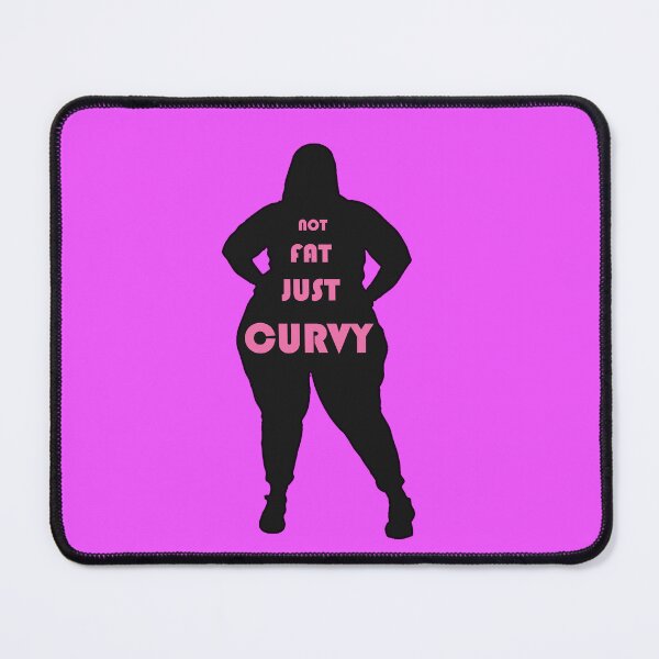 Item preview, NOT FAT JUST CURVY designed and sold by luckymando.
