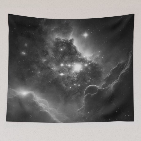 Item preview, Dark Gray Stars in Space designed and sold by Healio2.