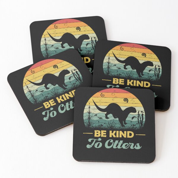 Item preview, Be Kind To Otters Retro designed and sold by Vendetta-art.