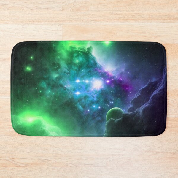 Item preview, Green and Blue Stars in Space designed and sold by Healio2.