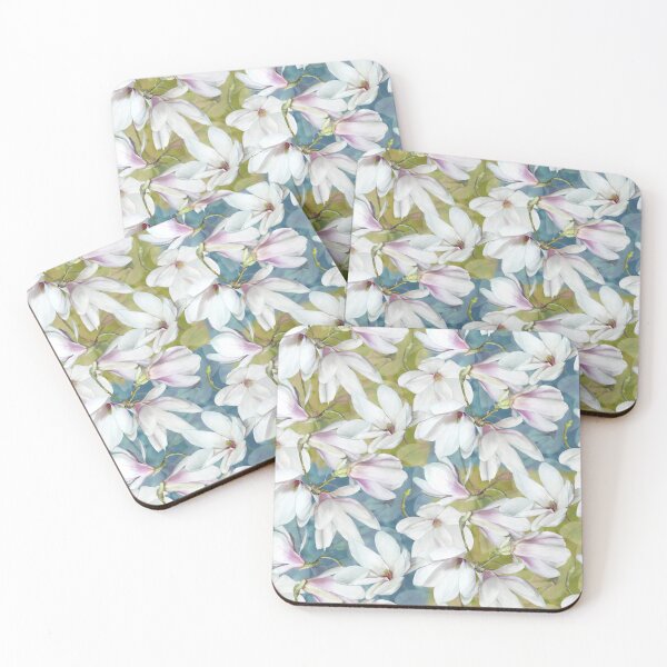 Item preview,  Two Colors Magnolia Repeated Pattern Design  designed and sold by Tina Veenstra.