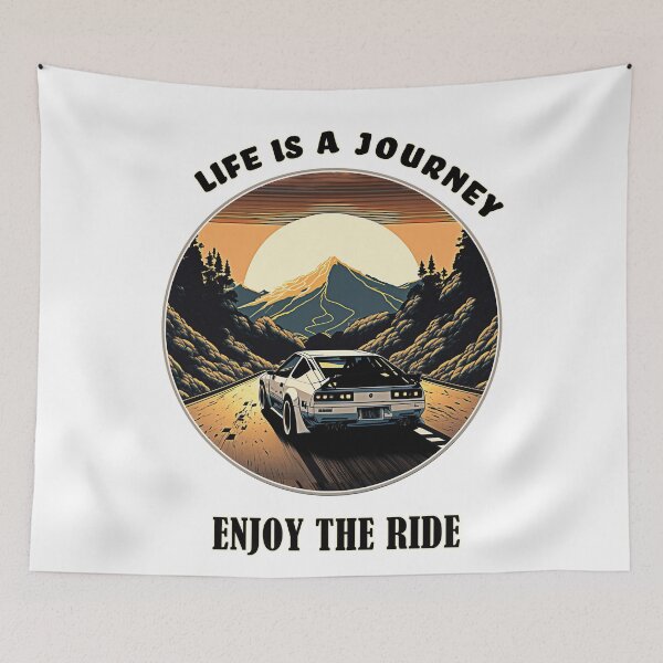 Item preview, Life is a journey, enjoy the ride - Car lover's artwork designed and sold by CaseHavenDesign.