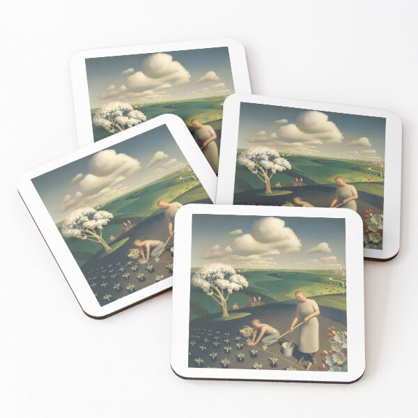Item preview, Grant Wood  Spring in the village  designed and sold by TeeARTHY.
