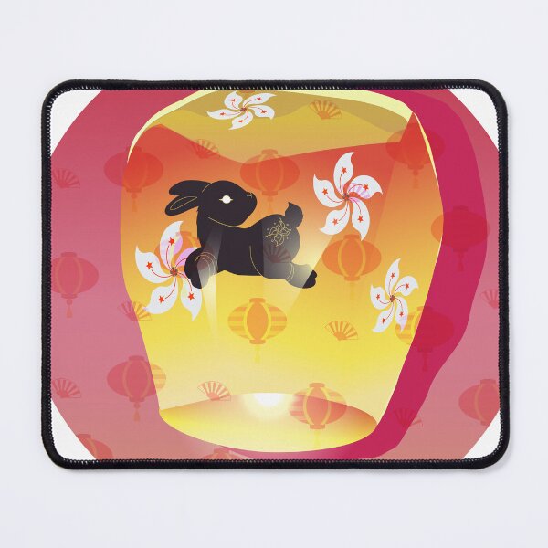 Item preview, Chinese lantern with  rabbit,  designed and sold by MariaTsy.