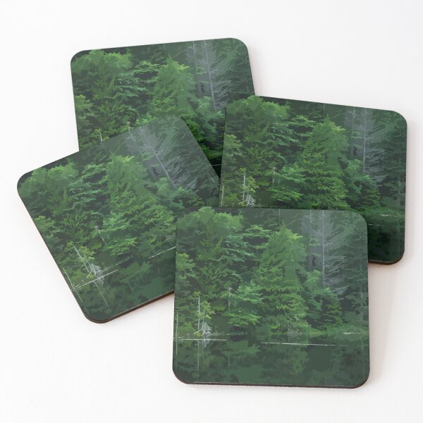 Item preview, Forest Illustration:- Forest Wall Art-Forest Art Print designed and sold by typoinspired.