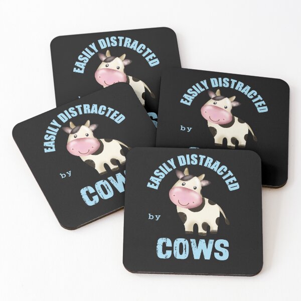 Item preview, Easily Distracted by Cows designed and sold by Zurickdesigns.
